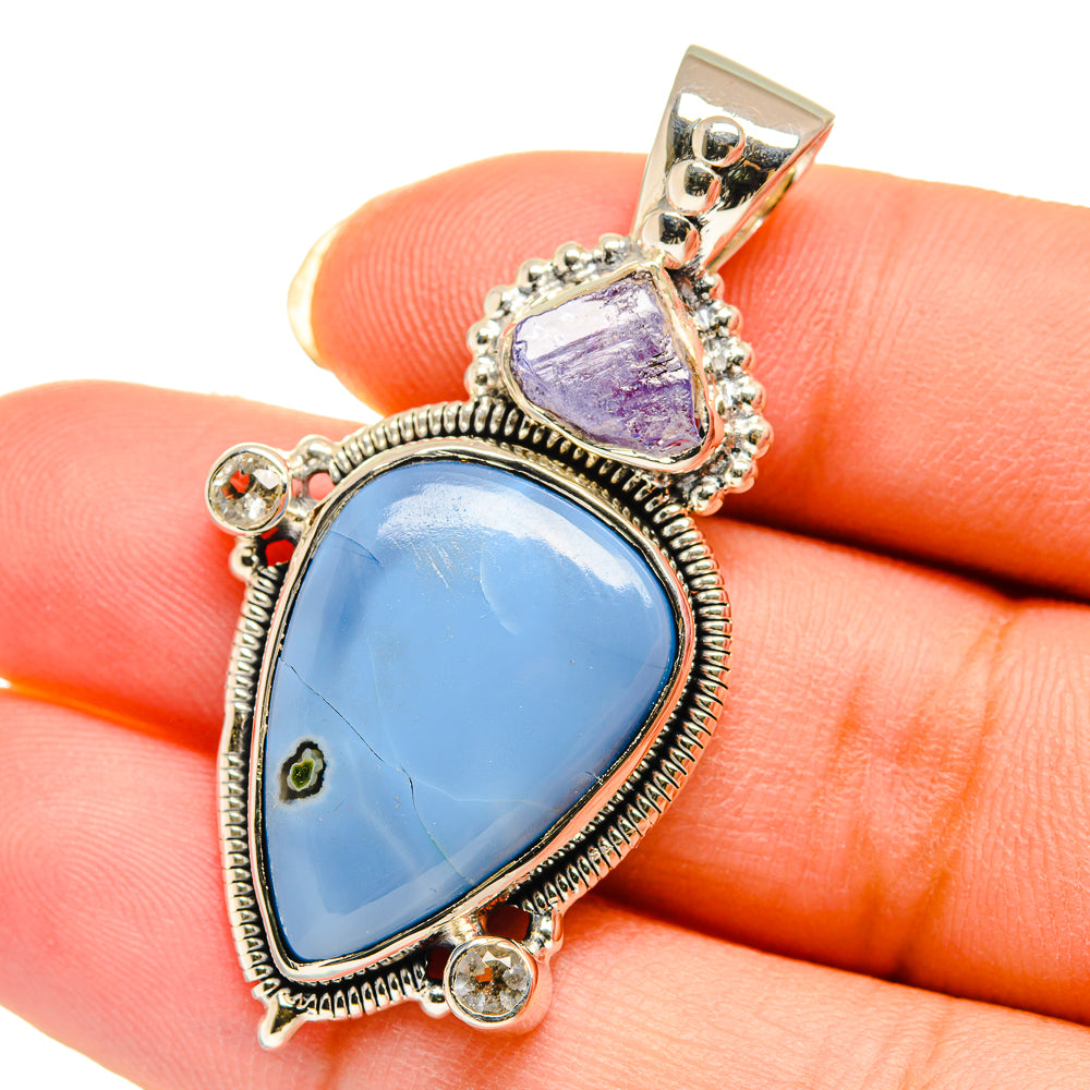 Owyhee Opal Pendants handcrafted by Ana Silver Co - PD12233