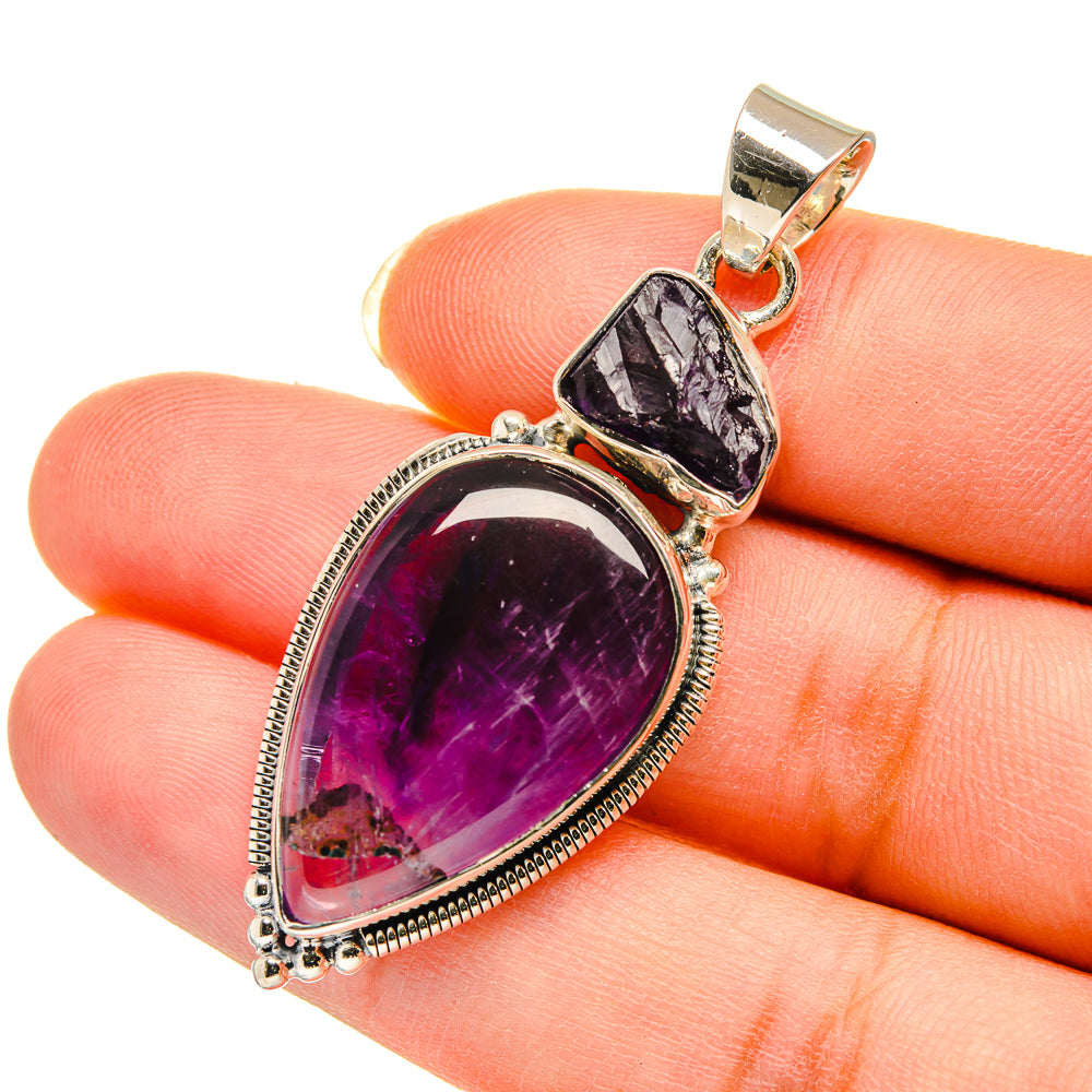 Amethyst Pendants handcrafted by Ana Silver Co - PD12237