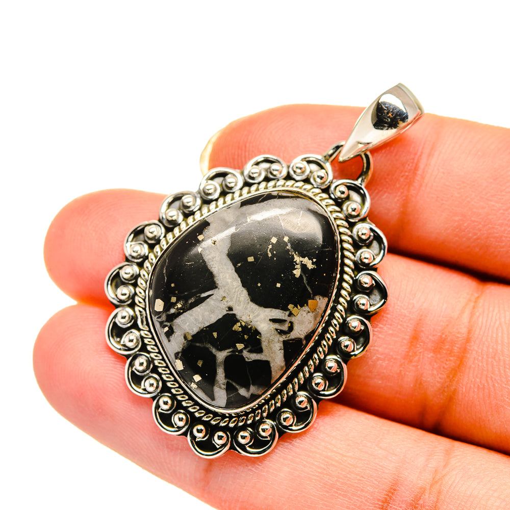 Pinolith Jasper Pendants handcrafted by Ana Silver Co - PD12242
