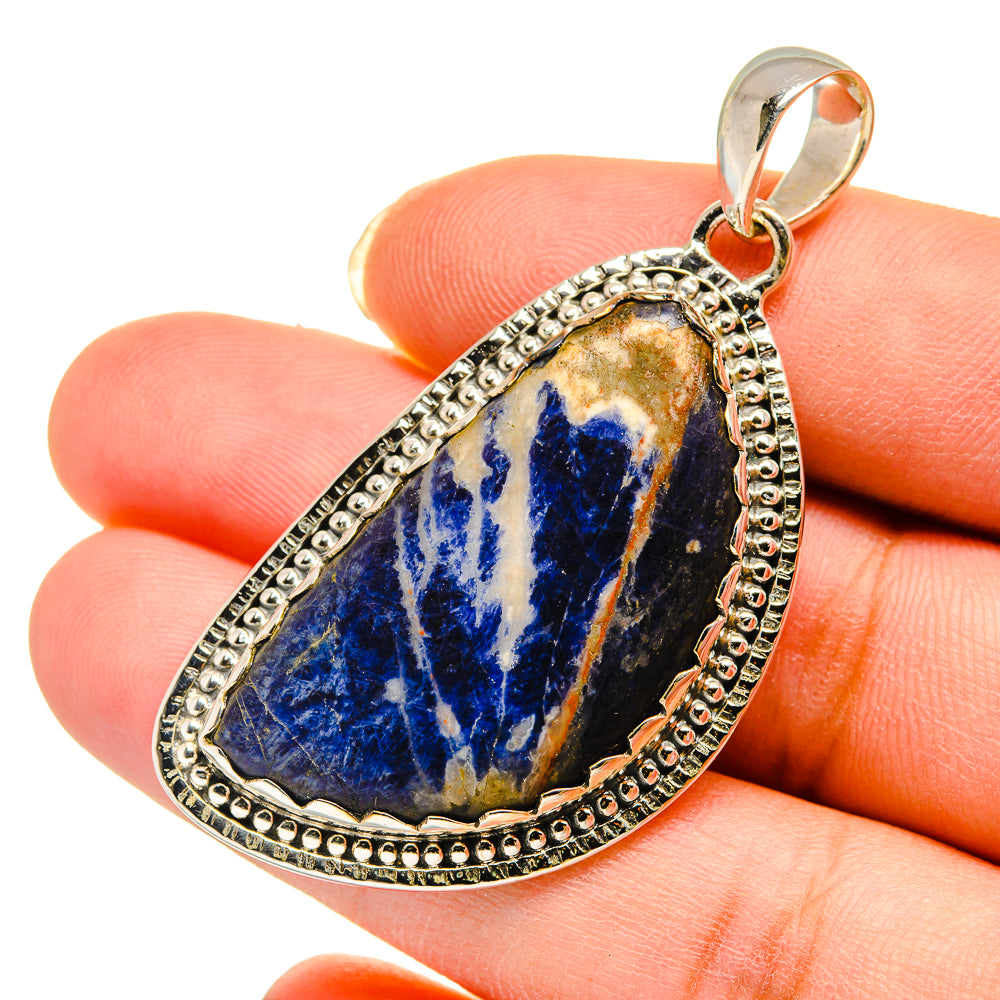 Sodalite Pendants handcrafted by Ana Silver Co - PD12243