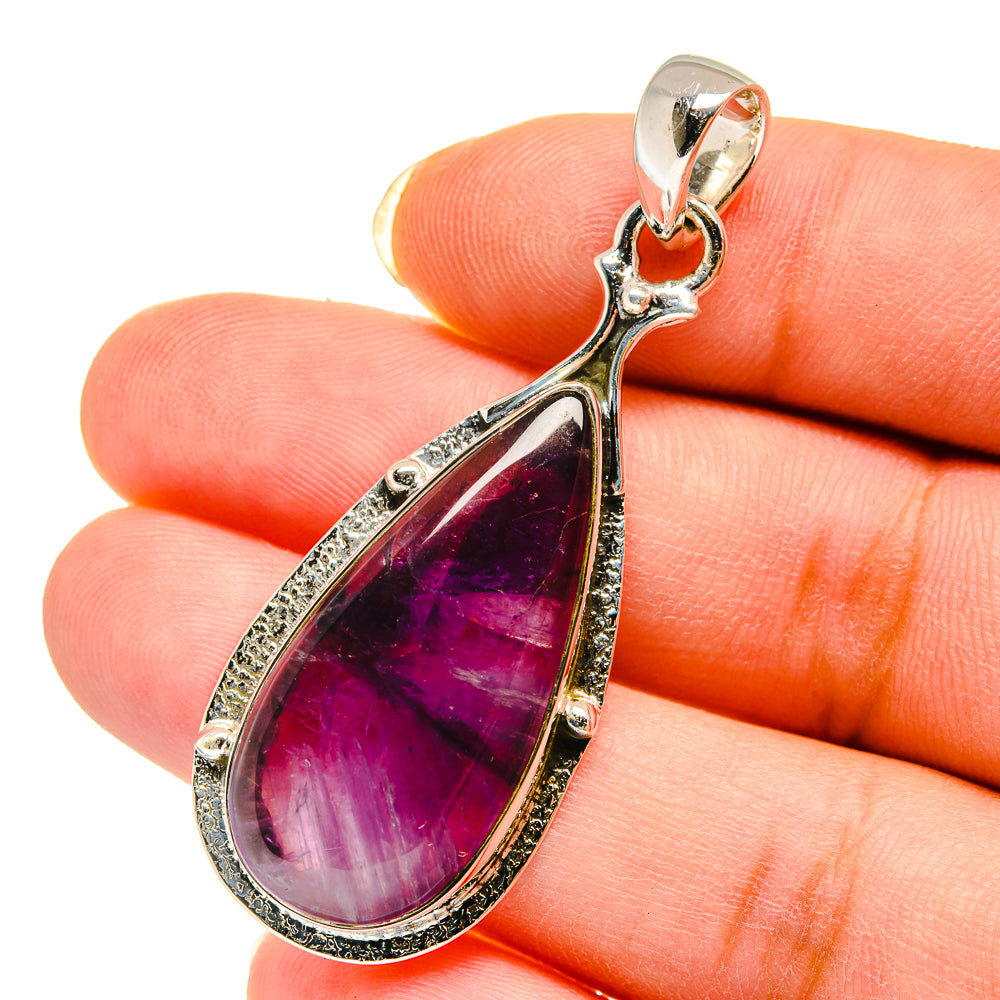 Amethyst Pendants handcrafted by Ana Silver Co - PD12244