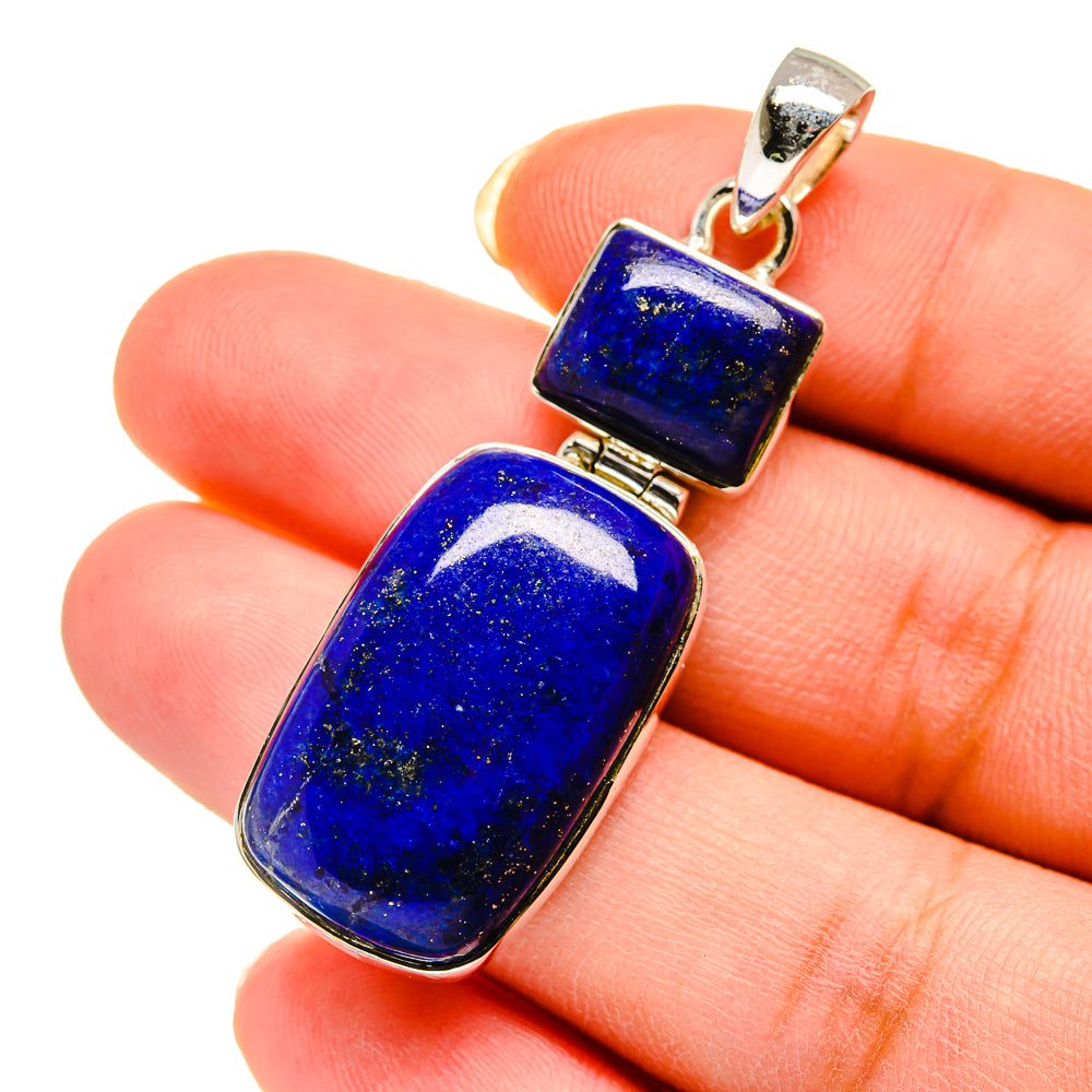 Lapis Lazuli Pendants handcrafted by Ana Silver Co - PD12245