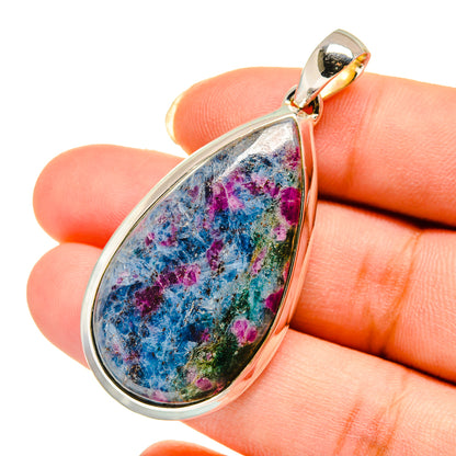Ruby Fuchsite Pendants handcrafted by Ana Silver Co - PD12249