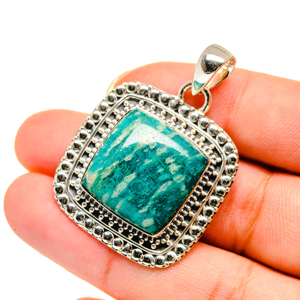Amazonite Pendants handcrafted by Ana Silver Co - PD12260