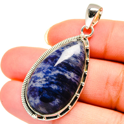 Sodalite Pendants handcrafted by Ana Silver Co - PD12274