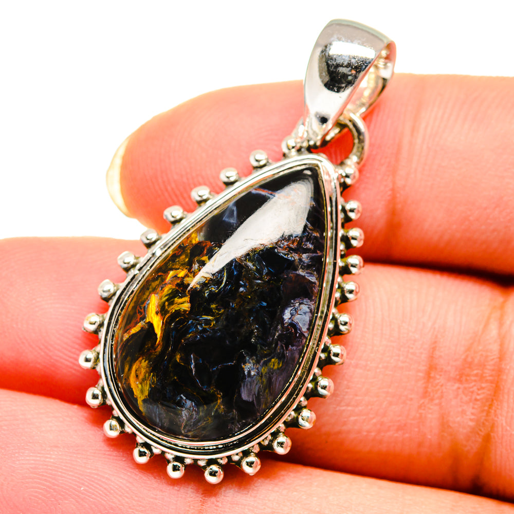 Pietersite Pendants handcrafted by Ana Silver Co - PD12278
