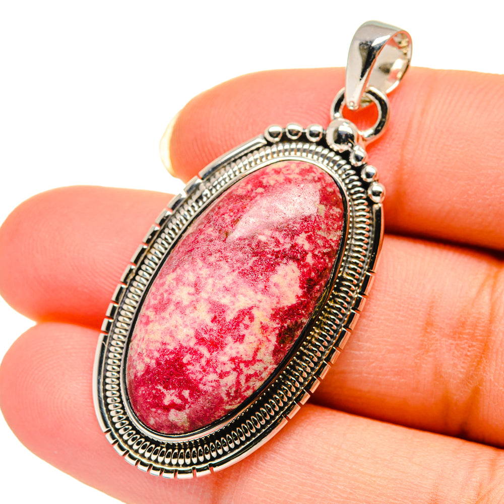 Thulite Pendants handcrafted by Ana Silver Co - PD12279