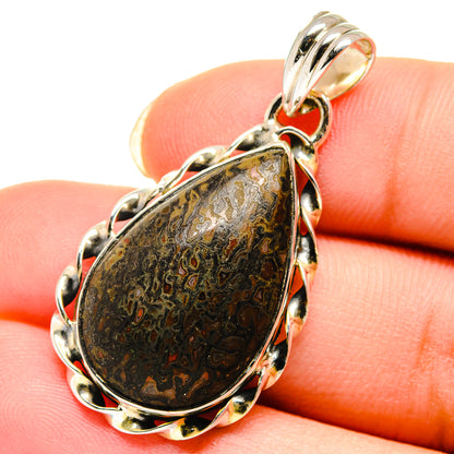 Dinosaur Bone Pendants handcrafted by Ana Silver Co - PD12281