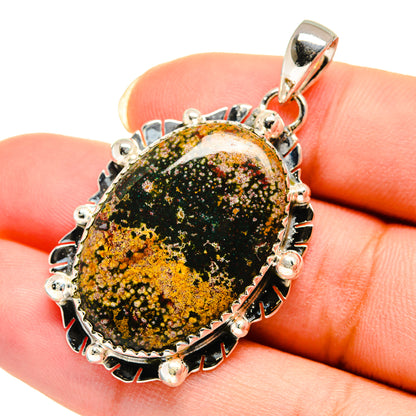 Ocean Jasper Pendants handcrafted by Ana Silver Co - PD12288