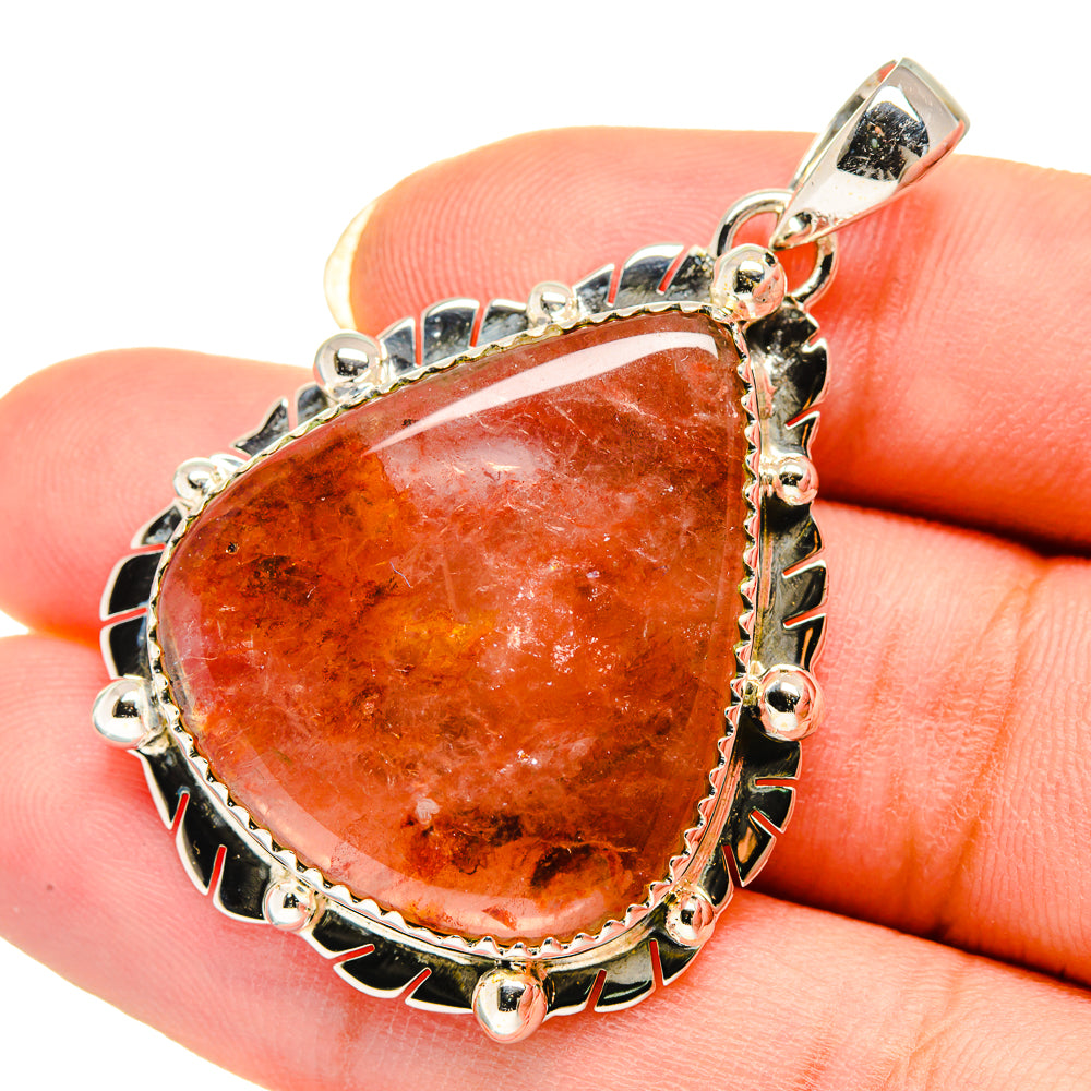 Sunstone Pendants handcrafted by Ana Silver Co - PD12298