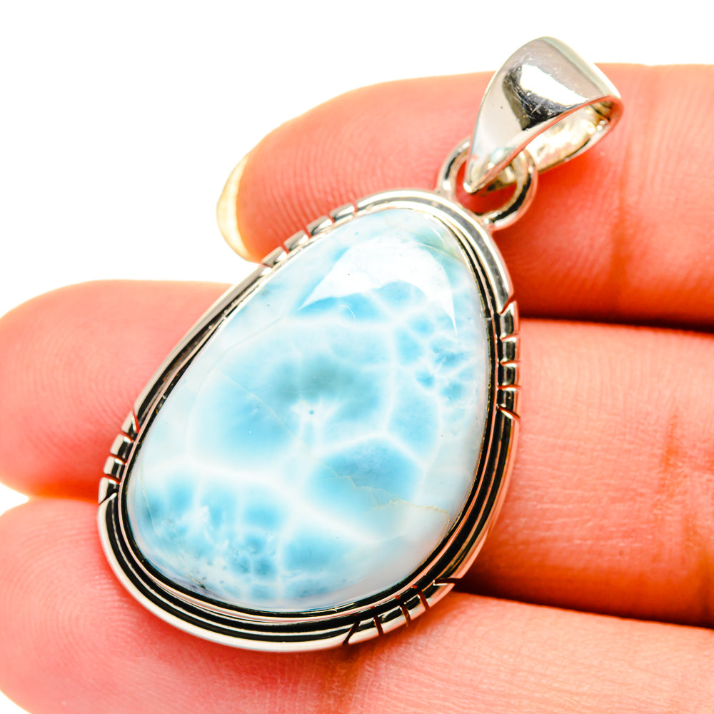 Larimar Pendants handcrafted by Ana Silver Co - PD12302