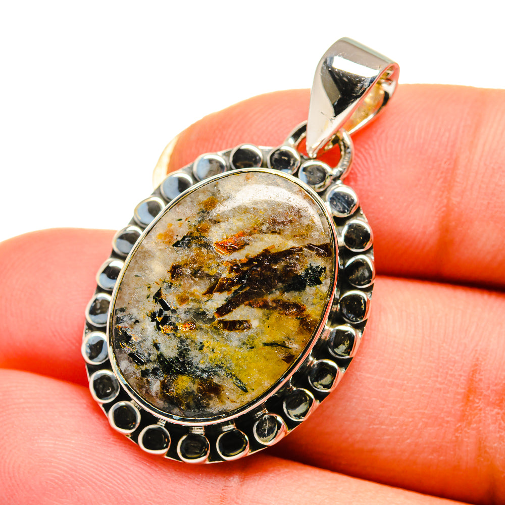 Astrophyllite Pendants handcrafted by Ana Silver Co - PD12303