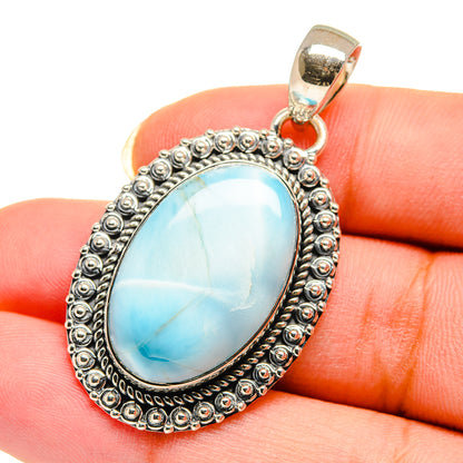 Larimar Pendants handcrafted by Ana Silver Co - PD12304