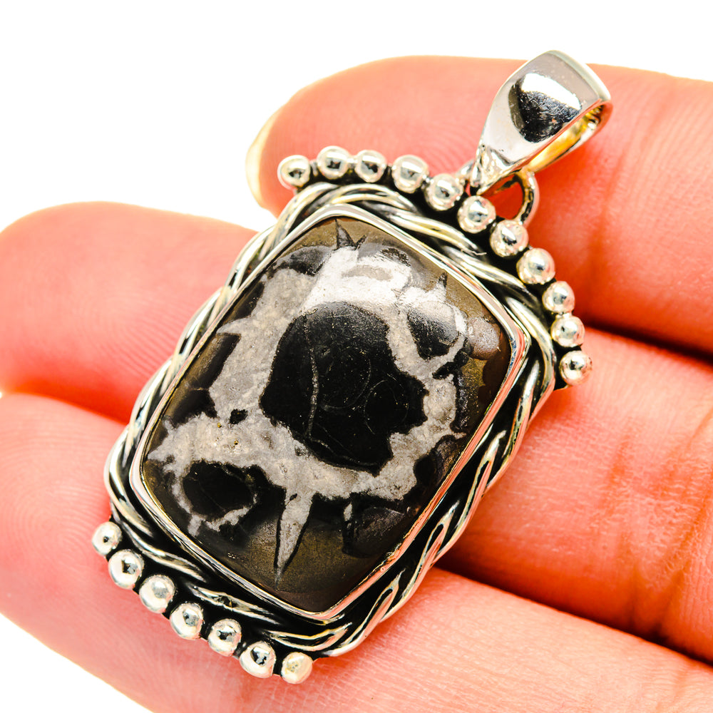 Septarian Geode Pendants handcrafted by Ana Silver Co - PD12306