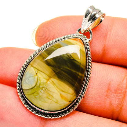 Willow Creek Jasper Pendants handcrafted by Ana Silver Co - PD12313