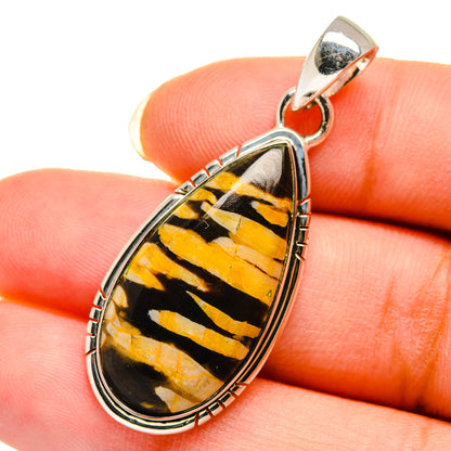 Peanut Wood Jasper Pendants handcrafted by Ana Silver Co - PD12316