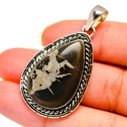Septarian Geode Pendants handcrafted by Ana Silver Co - PD12323