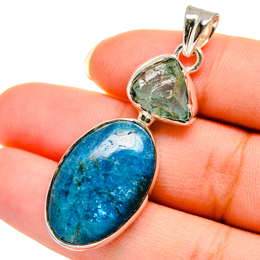 Apatite Pendants handcrafted by Ana Silver Co - PD12324