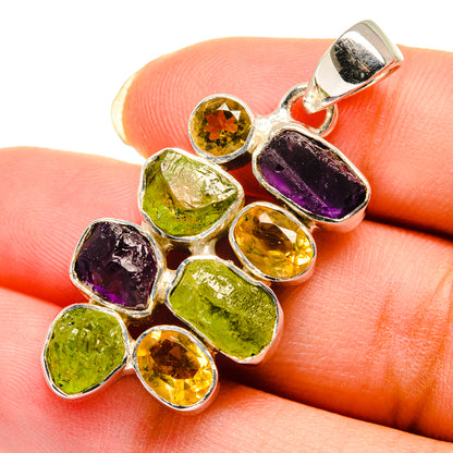 Peridot Pendants handcrafted by Ana Silver Co - PD12326