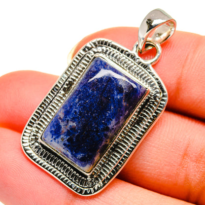 Sodalite Pendants handcrafted by Ana Silver Co - PD12328