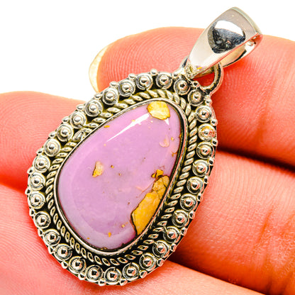 Phosphosiderite Pendants handcrafted by Ana Silver Co - PD12330