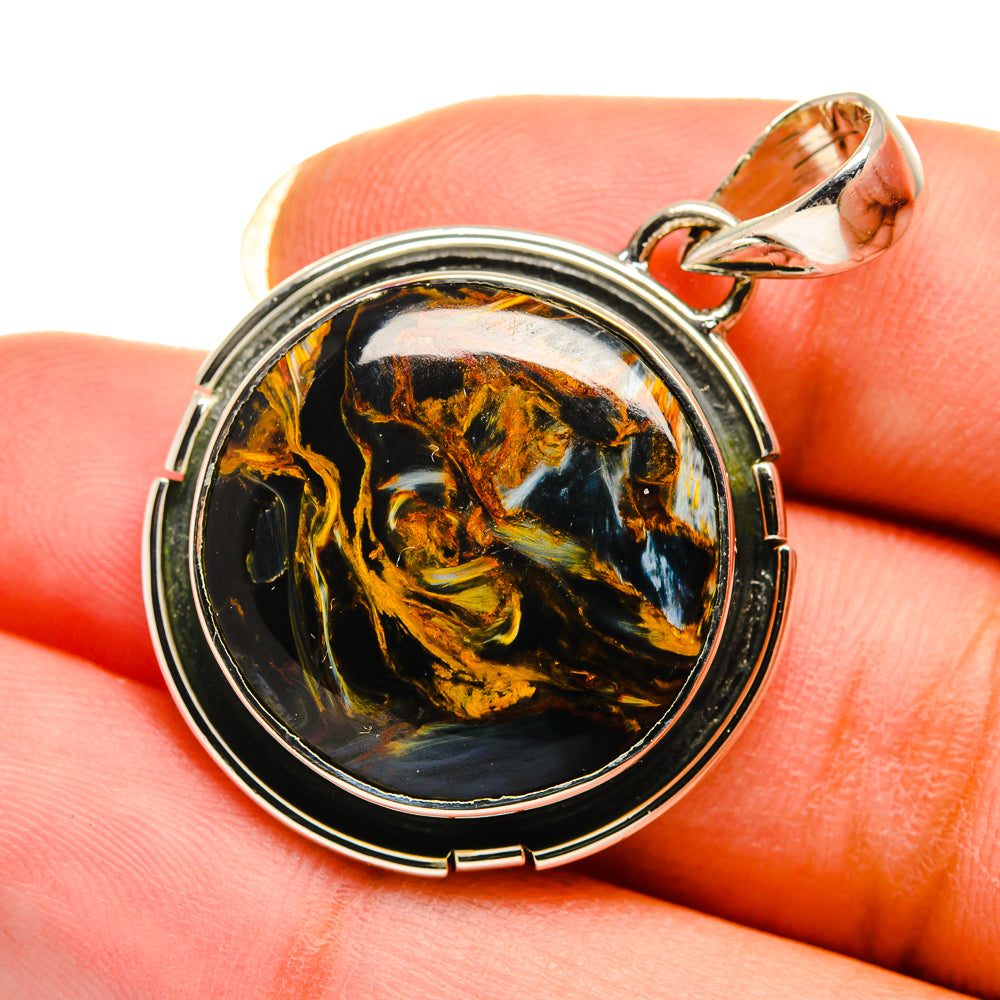 Pietersite Pendants handcrafted by Ana Silver Co - PD12344