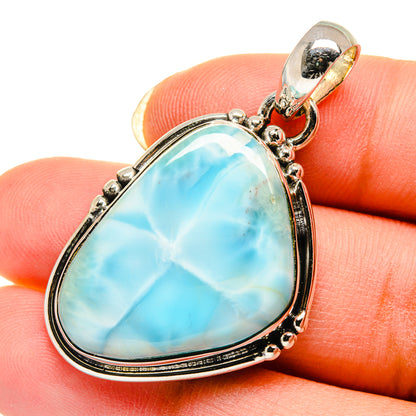 Larimar Pendants handcrafted by Ana Silver Co - PD12345