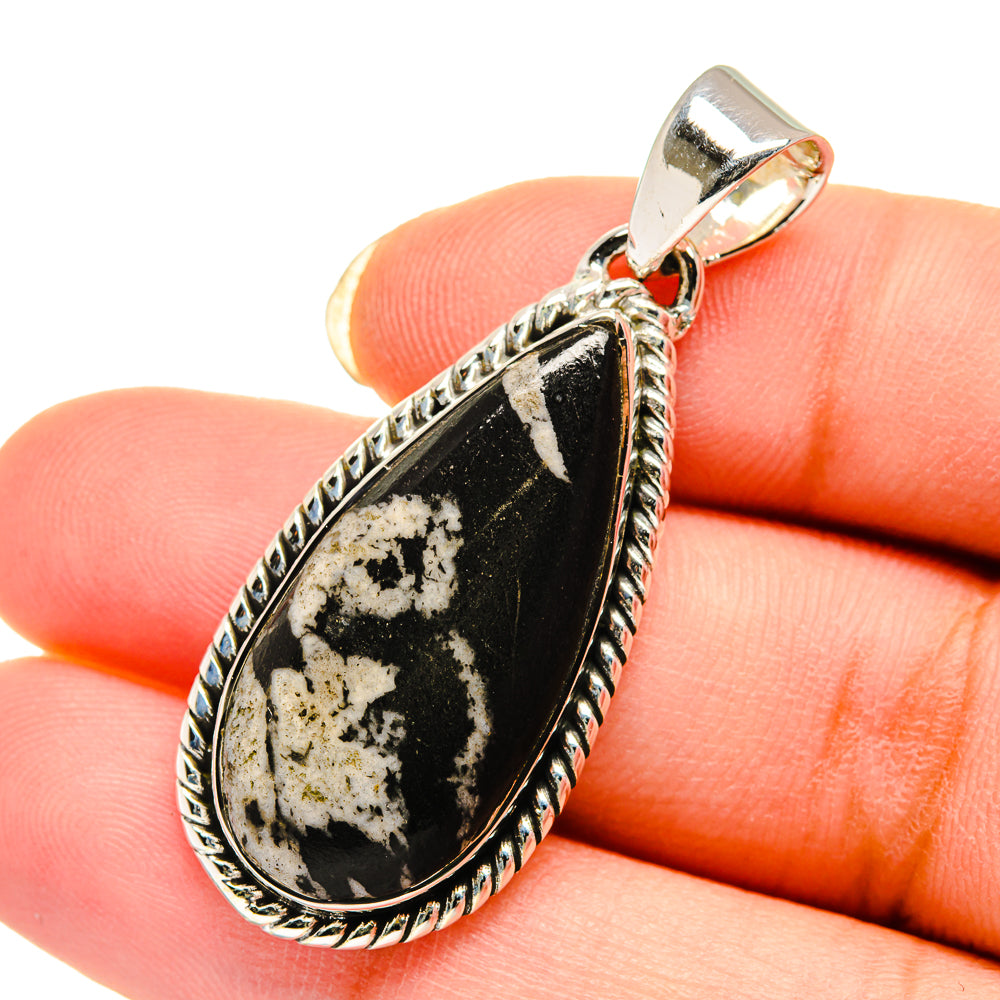 Pinolith Jasper Pendants handcrafted by Ana Silver Co - PD12356