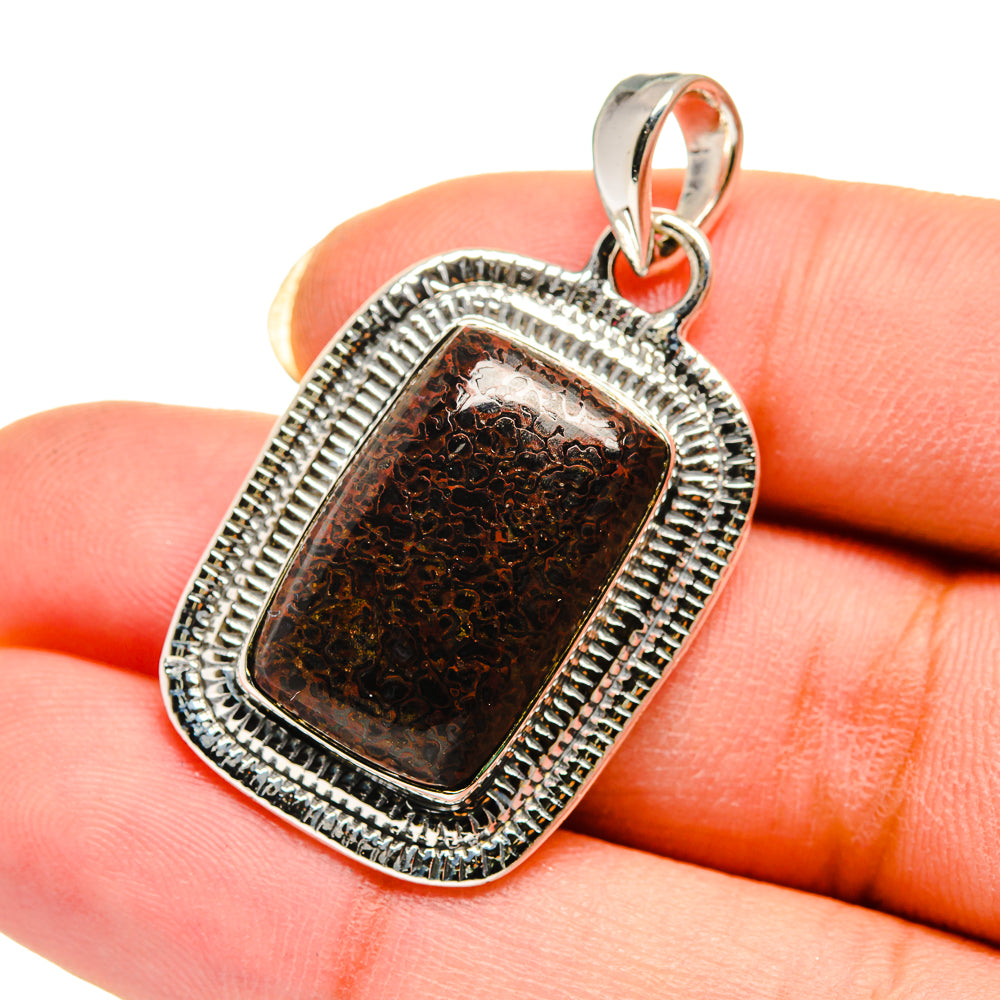 Dinosaur Bone Pendants handcrafted by Ana Silver Co - PD12371