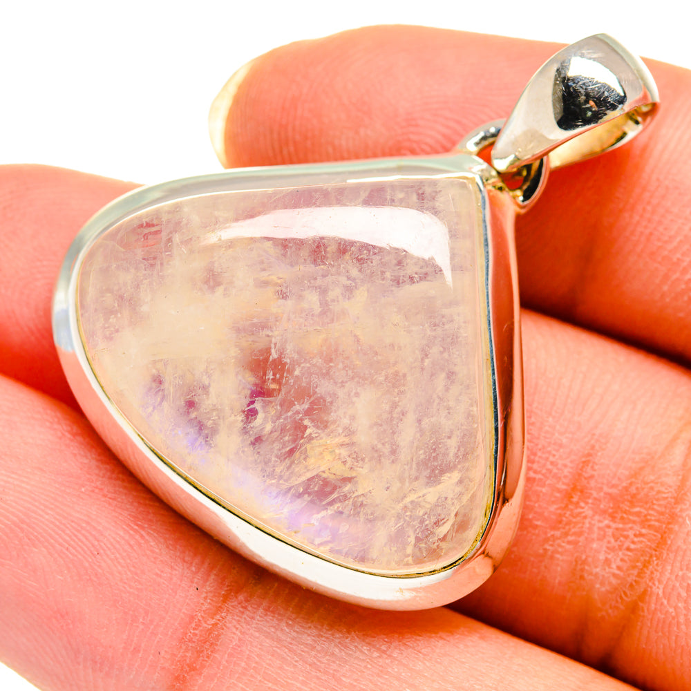 Rainbow Moonstone Pendants handcrafted by Ana Silver Co - PD12379