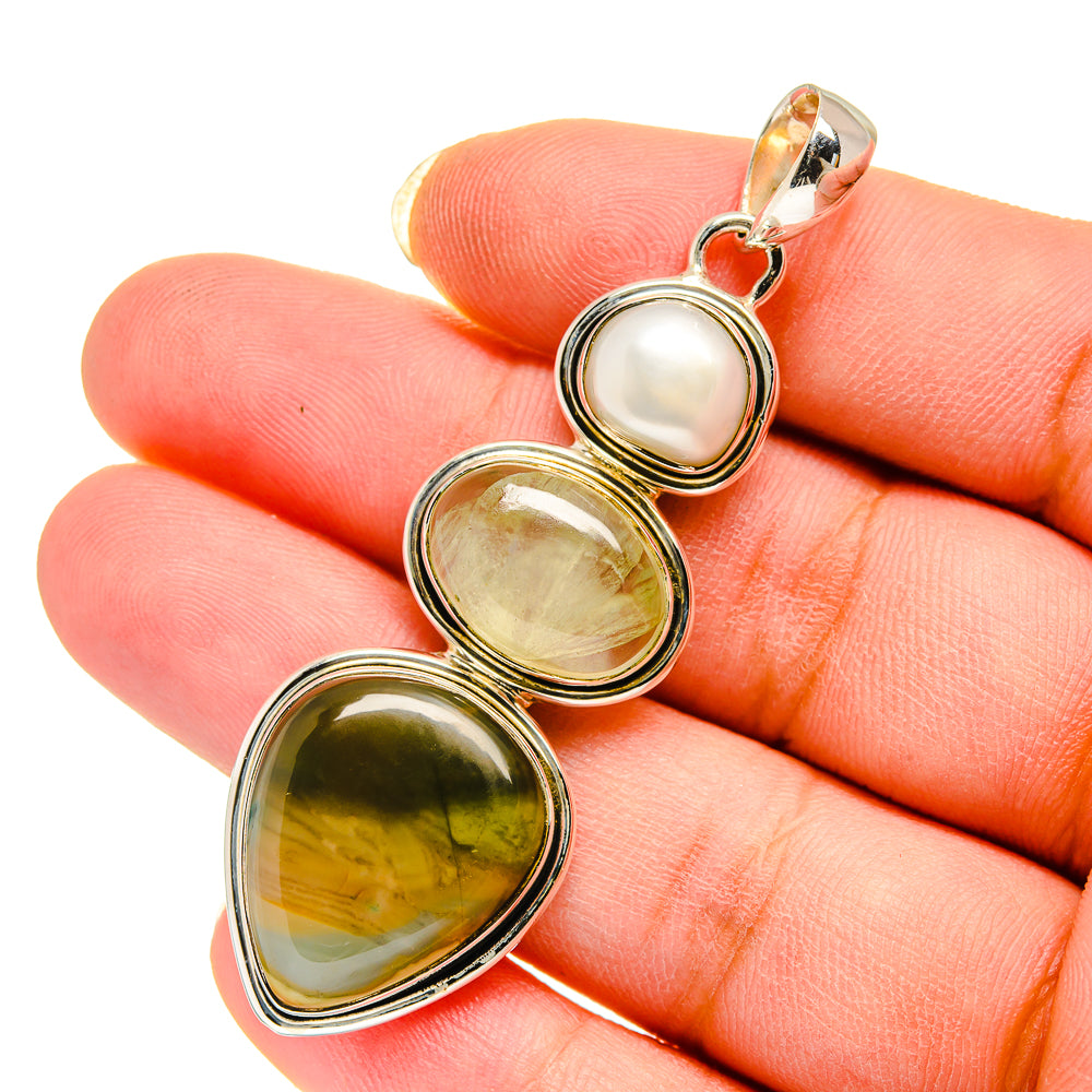 Willow Creek Jasper Pendants handcrafted by Ana Silver Co - PD12384