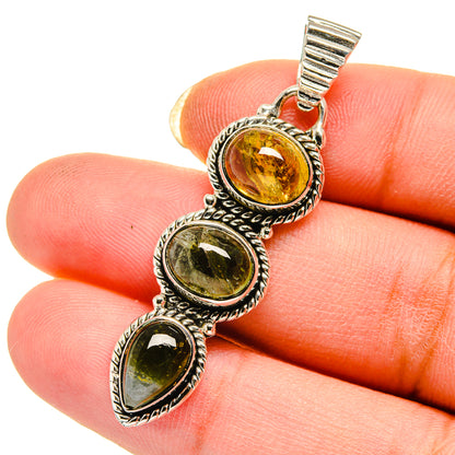 Citrine Pendants handcrafted by Ana Silver Co - PD12385
