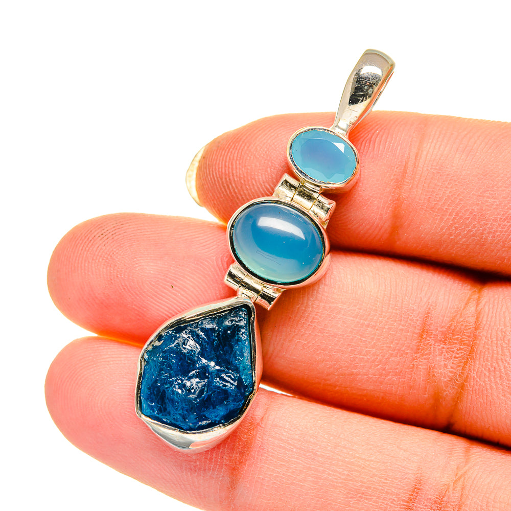 Apatite Pendants handcrafted by Ana Silver Co - PD12393