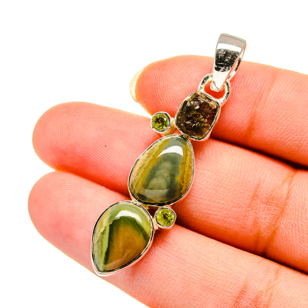 Willow Creek Jasper Pendants handcrafted by Ana Silver Co - PD12394