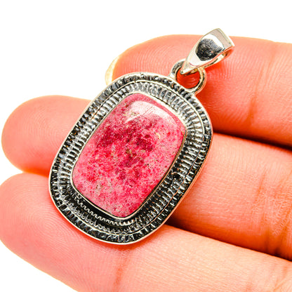 Thulite Pendants handcrafted by Ana Silver Co - PD12398
