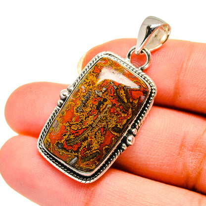 Moroccan Agate Pendants handcrafted by Ana Silver Co - PD12407