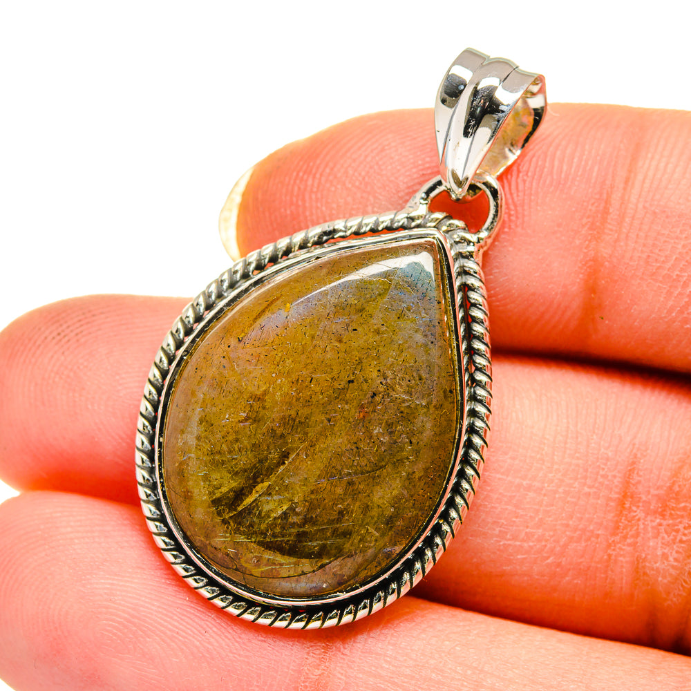 Labradorite Pendants handcrafted by Ana Silver Co - PD12410