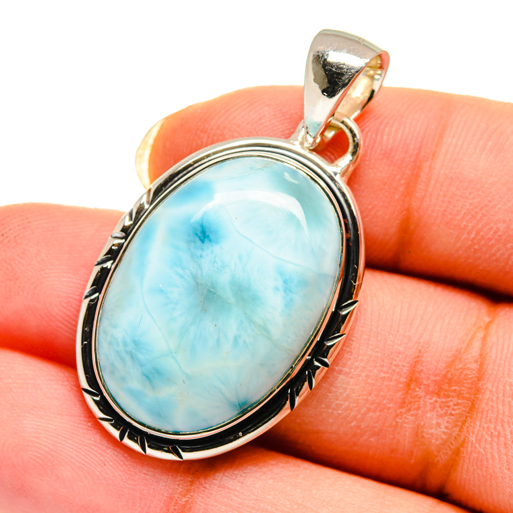 Larimar Pendants handcrafted by Ana Silver Co - PD12412