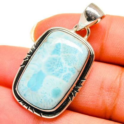 Larimar Pendants handcrafted by Ana Silver Co - PD12427