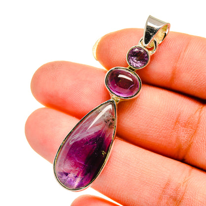 Amethyst Pendants handcrafted by Ana Silver Co - PD12432