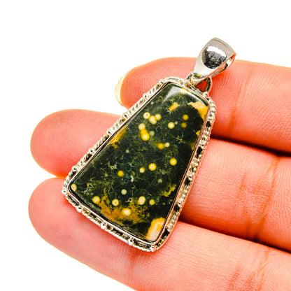 Ocean Jasper Pendants handcrafted by Ana Silver Co - PD12438