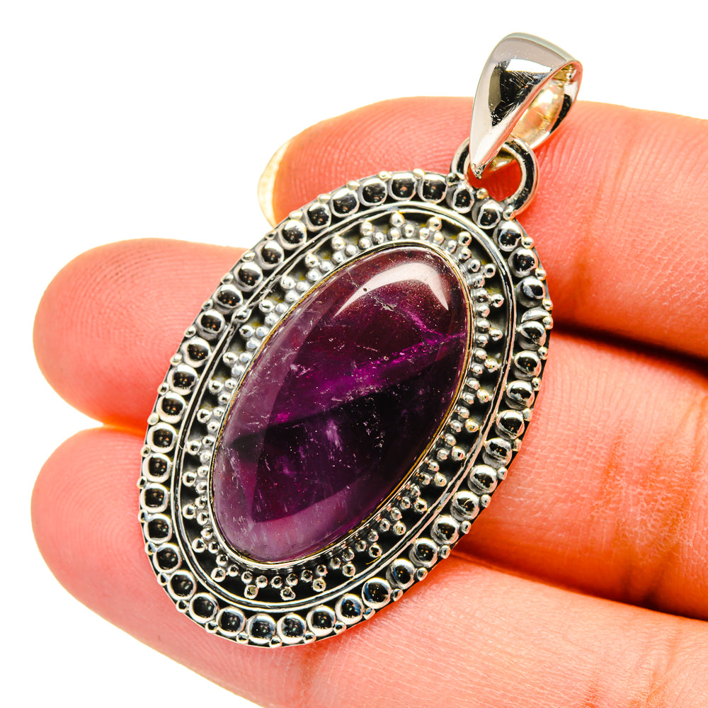 Amethyst Pendants handcrafted by Ana Silver Co - PD12439