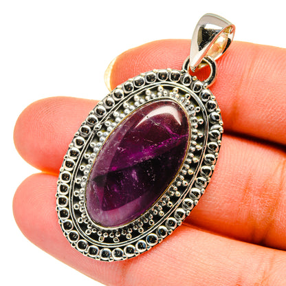 Amethyst Pendants handcrafted by Ana Silver Co - PD12439