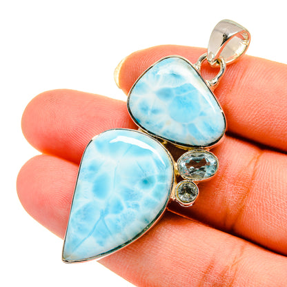Larimar Pendants handcrafted by Ana Silver Co - PD12444