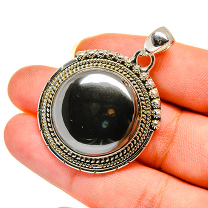 Hematite Pendants handcrafted by Ana Silver Co - PD12446