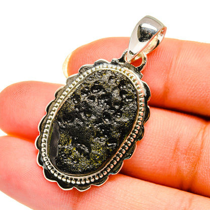 Tektite Pendants handcrafted by Ana Silver Co - PD12448
