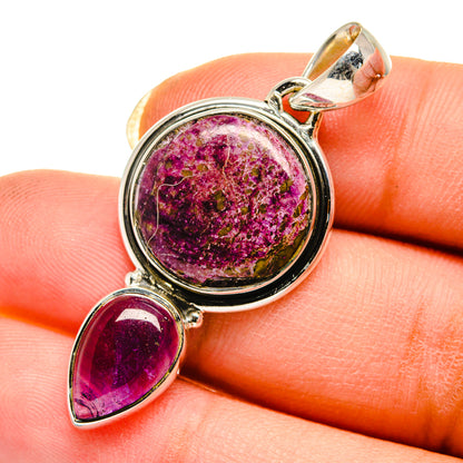 Stichtite Pendants handcrafted by Ana Silver Co - PD12456