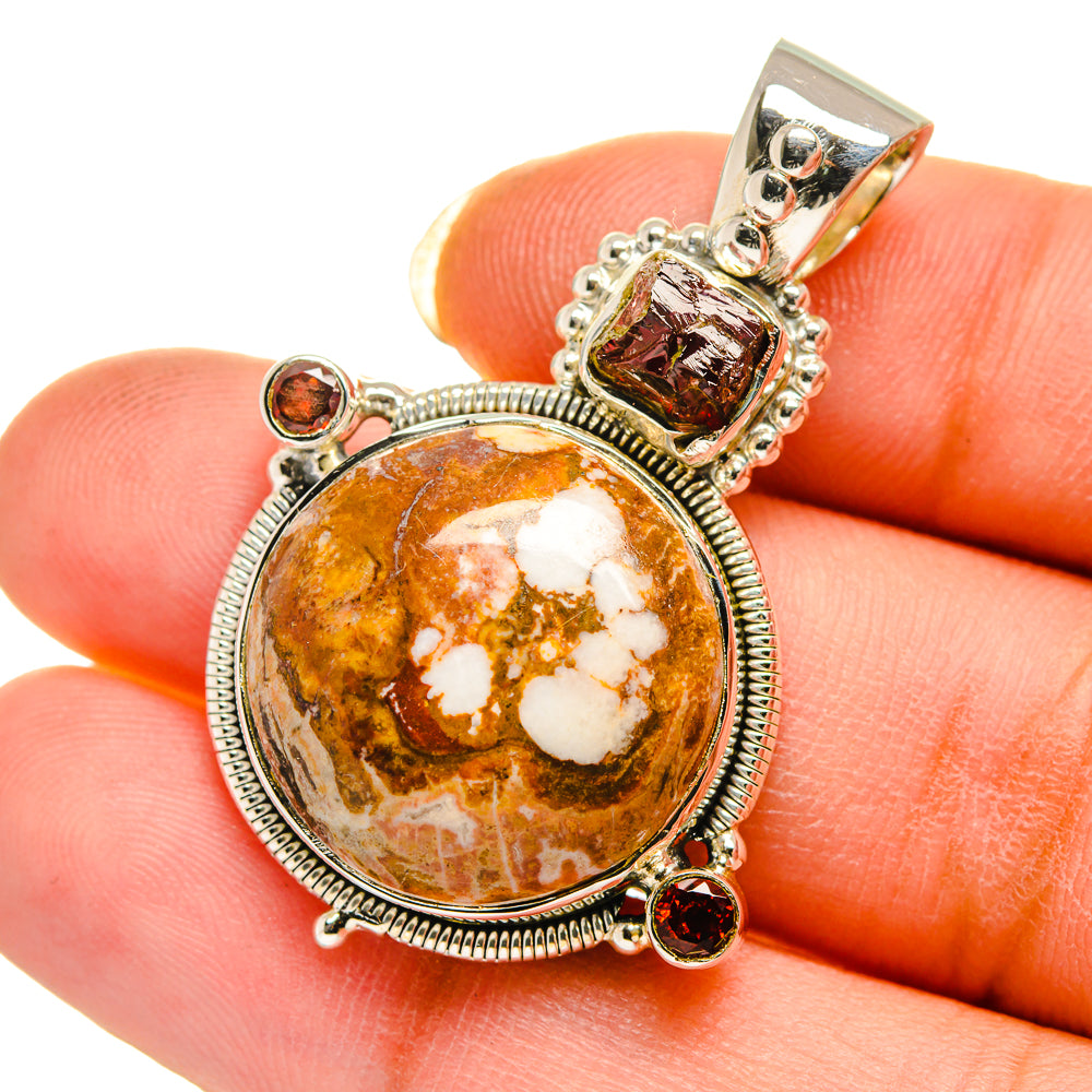 Wild Horse Jasper Pendants handcrafted by Ana Silver Co - PD12457