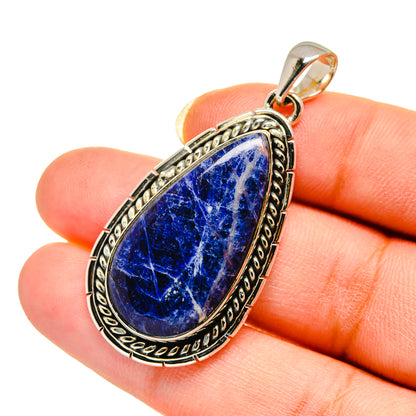 Sodalite Pendants handcrafted by Ana Silver Co - PD12458