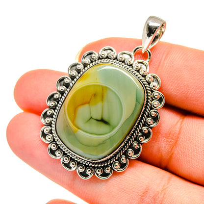 Willow Creek Jasper Pendants handcrafted by Ana Silver Co - PD12463